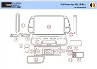 Hyundai Santa Fe 2019-2022 Interiér WHZ Súprava obloženia palubnej dosky 31 dielov - 1