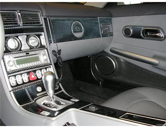 Kompletná sada Chrysler CrossFire 2004-UP, interiér manuálnej prevodovky BD Dash Trim Kit - 1
