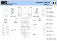 Kia Carnival 2005-2014 Interiér WHZ Súprava obloženia palubnej dosky 26 dielov - 1