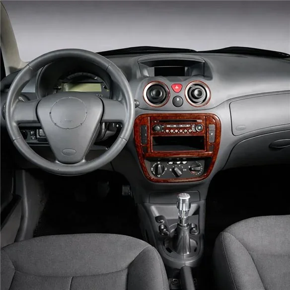 Citroen C2-C3 2004-2009 3D dekor palubnej dosky, 11 dielov