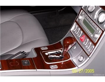 Kompletná sada Chrysler CrossFire 2004-UP, interiér manuálnej prevodovky BD Dash Trim Kit - 4
