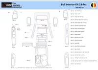 Súprava obloženia palubnej dosky KIA Sorento 2011 WHZ 19 dielov - 1