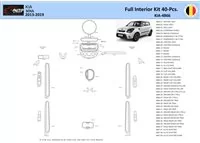Súprava obloženia palubnej dosky KIA Soul 2013 WHZ 40 dielov - 1