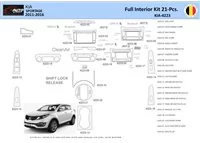 KIA Sportage 2011 Interiér WHZ Súprava obloženia palubnej dosky 21 dielov - 1