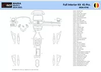 Mazda 6-2014-2021 Súprava obloženia palubnej dosky WHZ interiéru 41 dielov - 1
