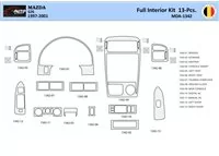 Mazda 626 1997-2001 Interiér WHZ Súprava obloženia palubnej dosky 13 dielov - 1