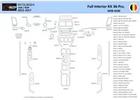 Mitsubishi ASX 2011 Interiér WHZ Súprava obloženia palubnej dosky 36 dielov - 1