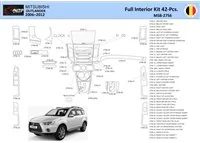 Mitsubishi Outlander 2007 Interiér WHZ Súprava obloženia palubnej dosky 42 dielov - 1