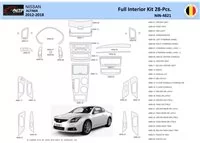 Nissan Altima 2012-2018 Súprava obloženia palubnej dosky WHZ interiéru 28 dielov - 1