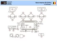 Súprava obloženia palubnej dosky Toyota Tacoma 2016-2021 interiéru WHZ 29 dielov - 1