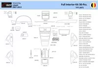 Súprava obloženia palubnej dosky Toyota Camry 2006-2013 interiér WHZ 30 dielov - 1