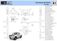 Súprava obloženia palubnej dosky Toyota Hilux 2005 interiér WHZ 39 dielov - 1