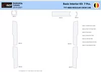 Súprava obloženia palubnej dosky Toyota Tundra 2014-2021 interiéru WHZ 7 dielov - 1