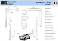 Volkswagen Touareg II 2010-2018 Interiér WHZ Obloženie palubnej dosky 22 dielov - 1