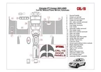 Chrysler PT Cruiser 2001-2005 Kompletná sada, bez elektricky ovládaných zrkadiel, automatická prevodovka, sada 24 dielov Interié Chrysler PT Cruiser 2001-2005 Kompletná sada, bez elektricky ovládaných zrkadiel, automatická prevodovka, sada 24 dielov Interié