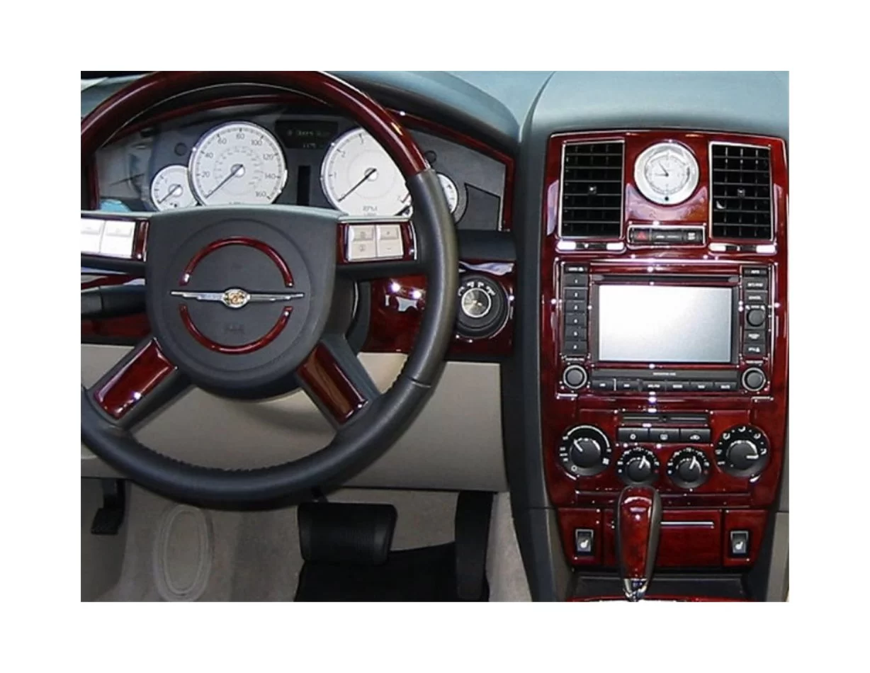 Chrysler PT Cruiser 2006-2010 Súprava 3D obloženia palubnej dosky interiéru Dekorácia palubnej dosky 43 dielov - 1