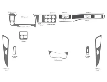 Nákladné vozidlo Peterbilt 567 – rok 2022 – 2023 súprava obloženia interiéru v štýle kabíny - 1
