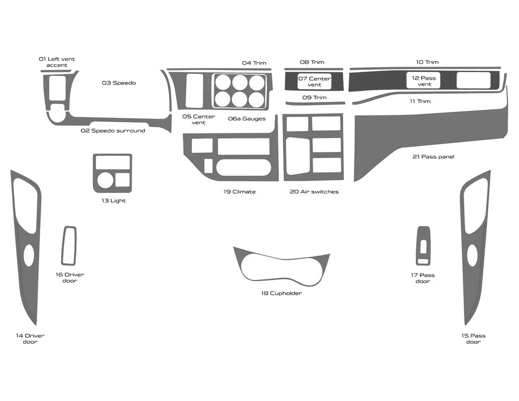 Nákladné vozidlo Peterbilt 579 – rok 2022 Výbavová súprava interiéru v štýle kabíny - 1
