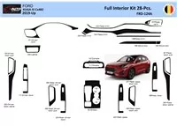 Ford Kuga III 2019-Up Interiér WHZ Súprava obloženia palubnej dosky 28 dielov - 1 Ford Kuga III 2019-Up Interiér WHZ Súprava obloženia palubnej dosky 28 dielov - 1