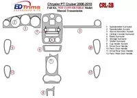 Chrysler PT Cruiser 2006-UP Kompletná sada, ?? Skladacia strecha-Cabrio, interiér manuálnej prevodovky BD Dash Trim Kit - 2 Chrysler PT Cruiser 2006-UP Kompletná sada, ?? Skladacia strecha-Cabrio, interiér manuálnej prevodovky BD Dash Trim Kit - 2