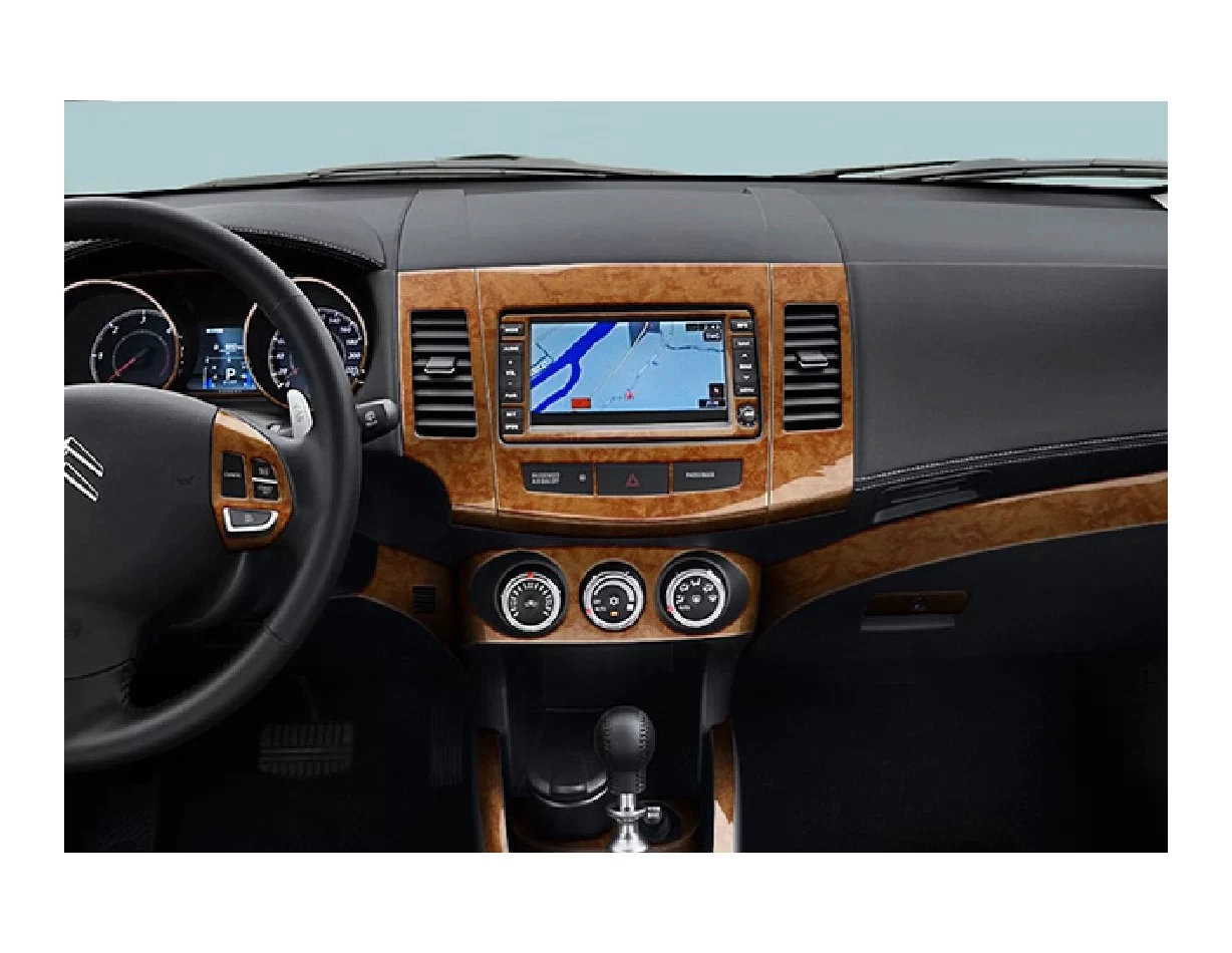 Citroen C-Crosser 2007–2013 Súprava obloženia palubnej dosky 3D interiéru Dekorácia palubnej dosky 31 dielov - 1