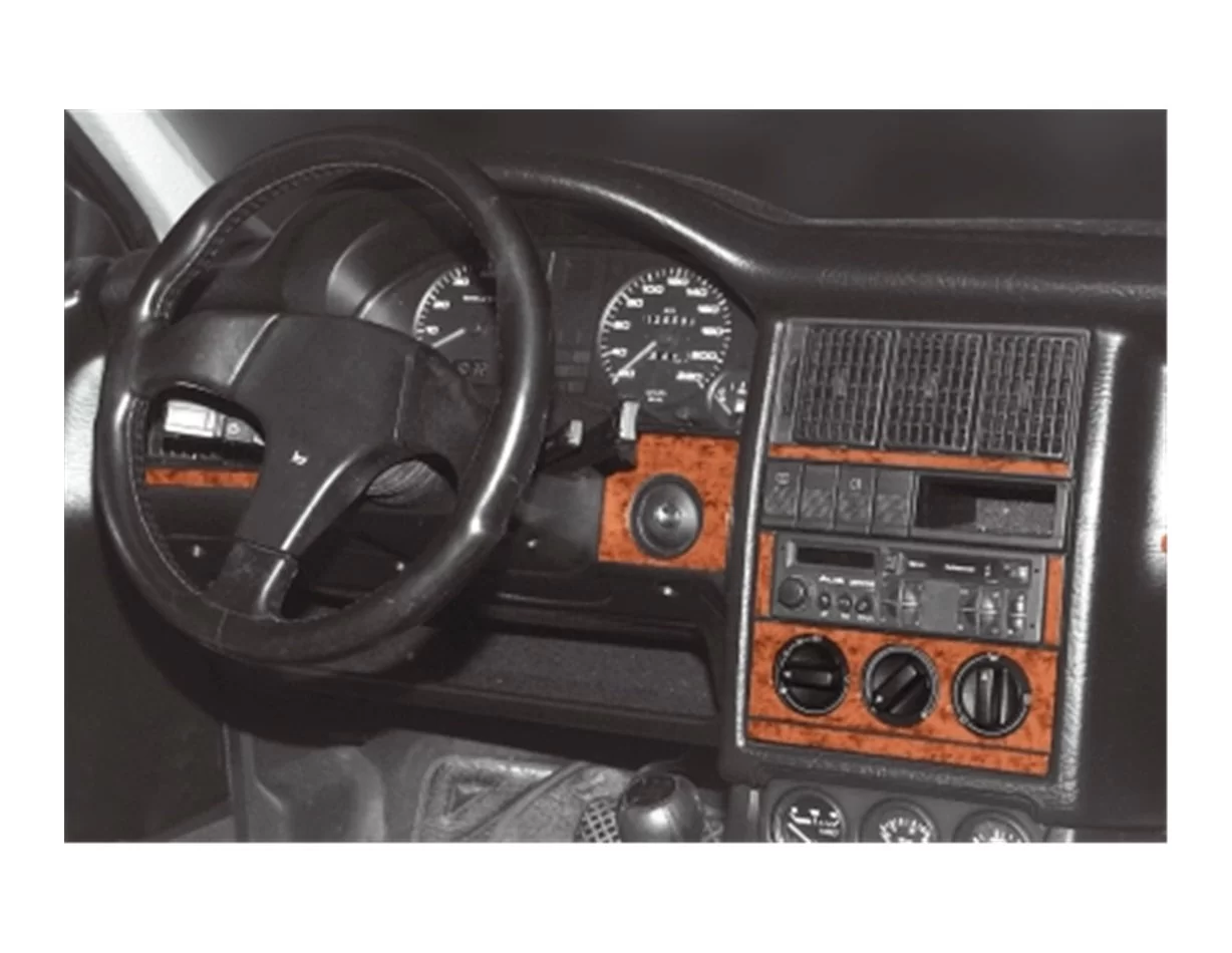 Audi 80 90 B4 10,86-01,95 3D Súprava obloženia palubnej dosky interiéru Dekorácia palubnej dosky 11 dielov - 1