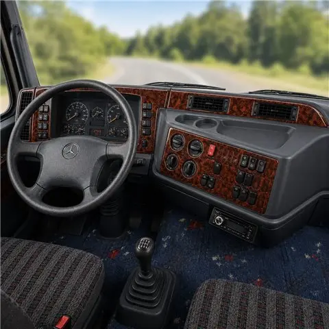 Mercedes Actros 2000-2003 3D dekor palubnej dosky, 44 dielov