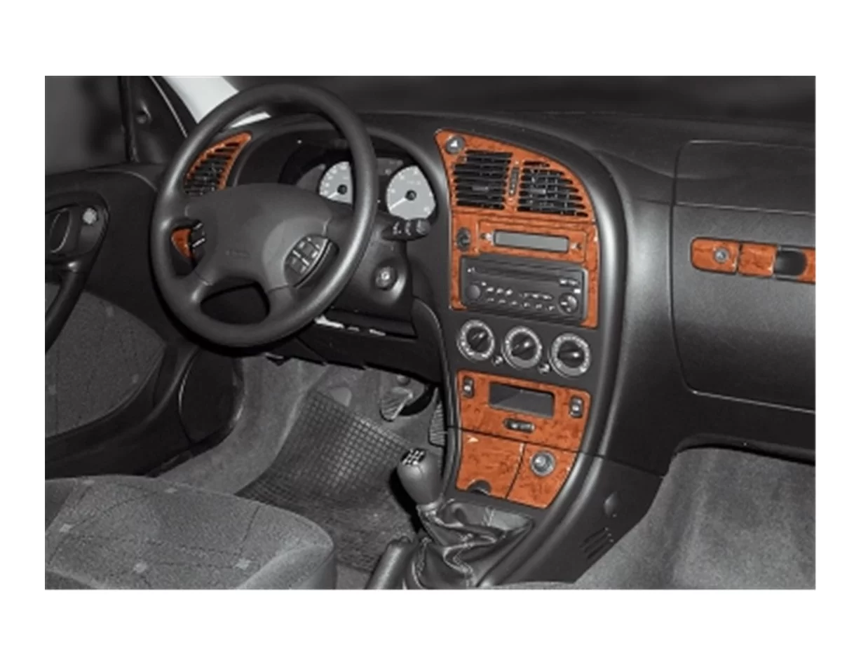 Citroen Xsara II 11.1999 Súprava obloženia palubnej dosky 3D interiéru Dekorácia palubnej dosky 18 dielov - 1