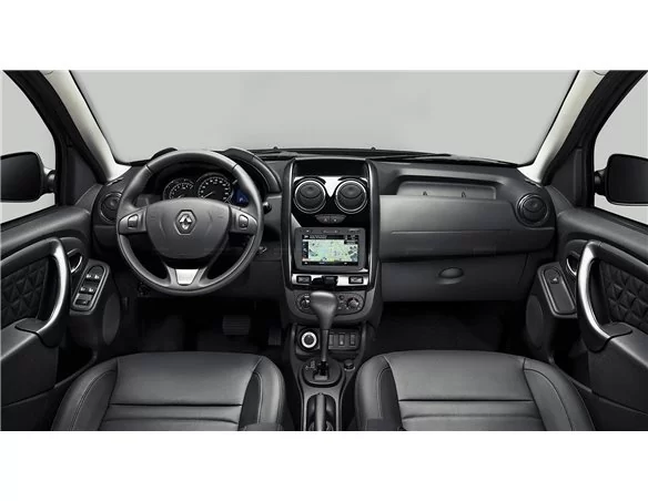Dacia Duster 01.2013 Súprava obloženia palubnej dosky 3D interiéru Dekorácia palubnej dosky 13 dielov - 1