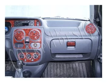 Dacia Solenza 04.2004 Súprava obloženia palubnej dosky 3D interiéru Dekorácia palubnej dosky 27 dielov - 1