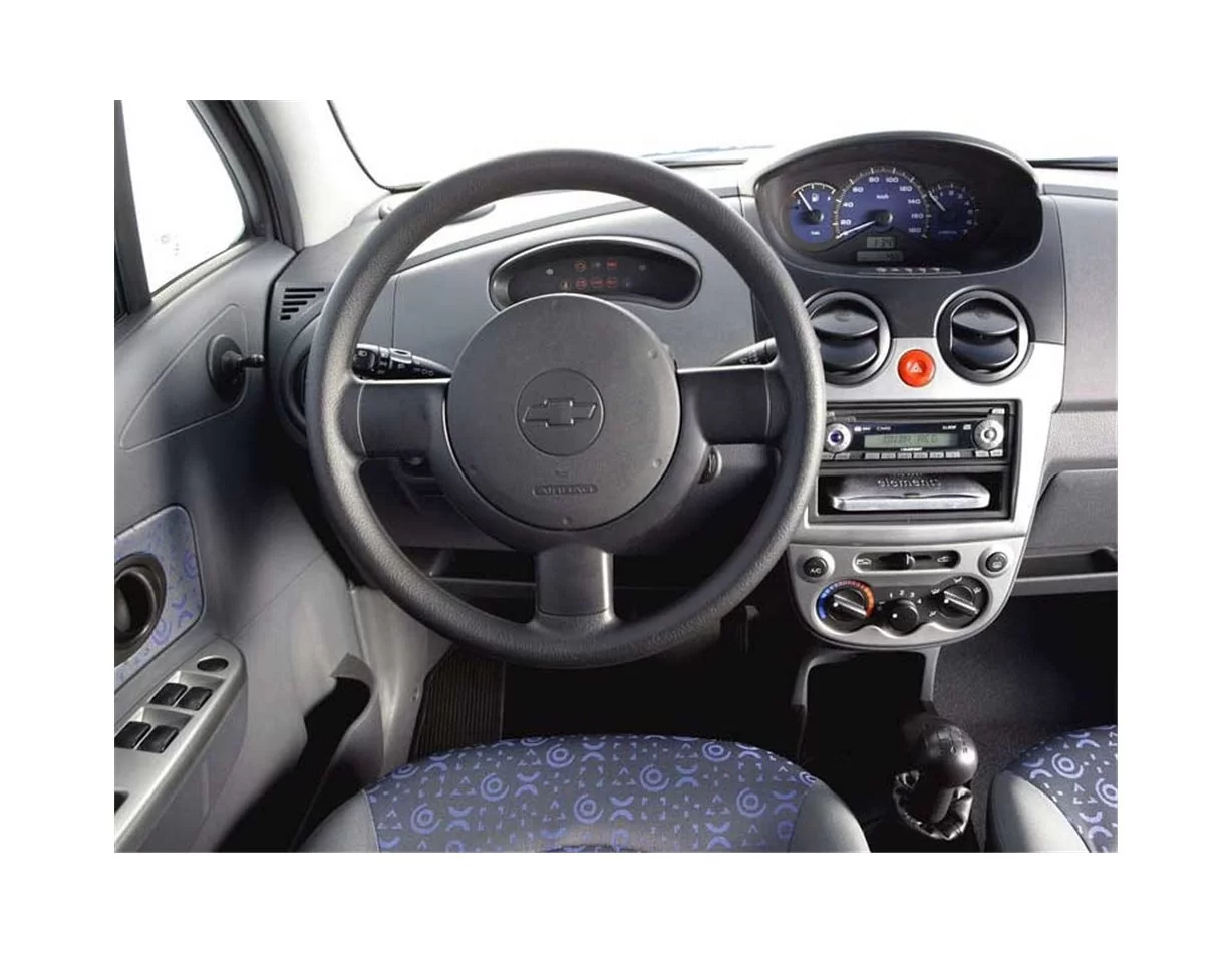 Daewoo Matiz 01.2005 Súprava obloženia palubnej dosky 3D interiéru Dekorácia palubnej dosky 13 dielov - 1
