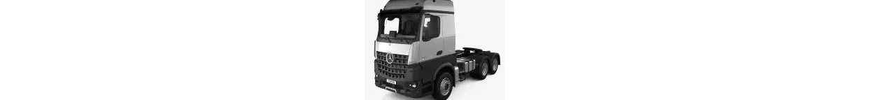 Trucks MERCEDES LKW ANTOS AROCS Carbon Fiber, Wooden look dash trim kits
