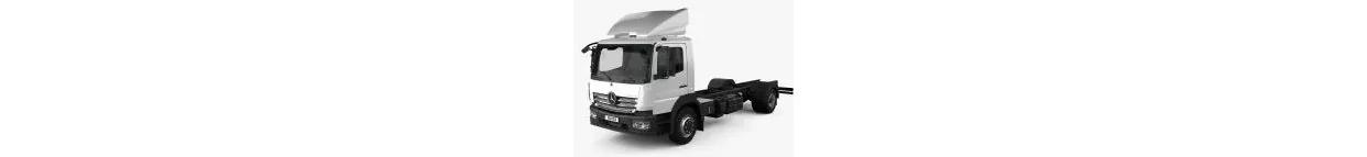 Trucks MERCEDES LKW ATEGO Carbon Fiber, Wooden look dash trim kits