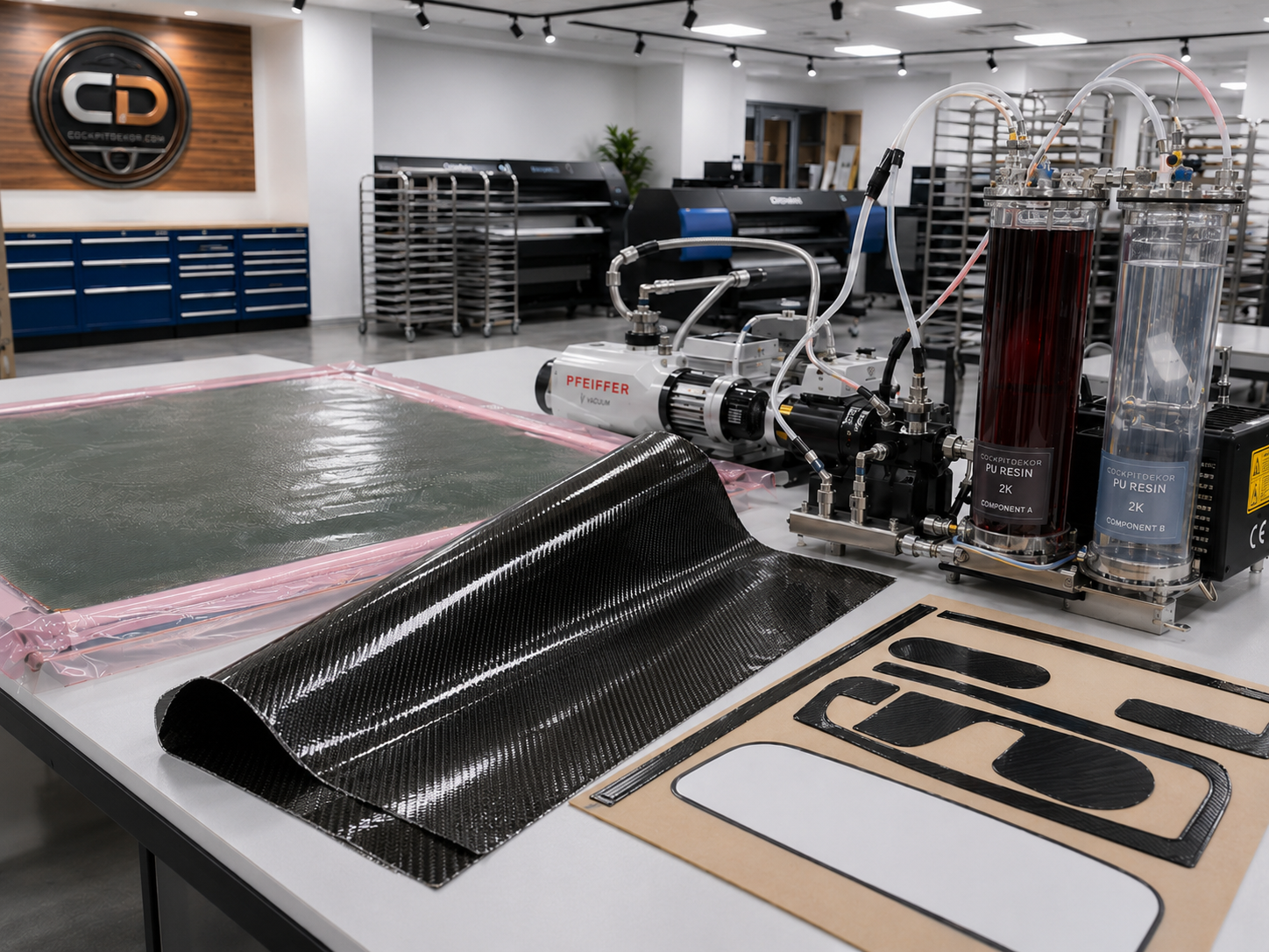 Flexible Carbon Fiber Sheets 500×700 mm | Infusion Know-How